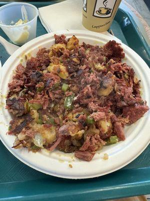 Corned beef hash (definitely not a side)