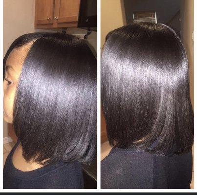 Flat iron and trim