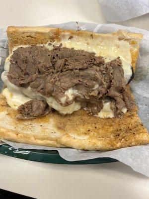 Italian Beef Sandwich with Sausage and Cheese