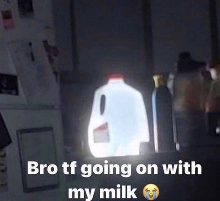 Milk i got from the superior goofy ahh milk