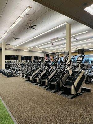 Cardio stuff!...Not always my thing!! But, this place has it all. lol