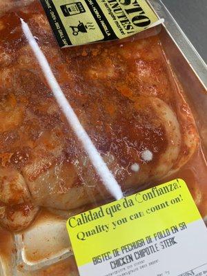 Prepackaged meat has mold. Lots of things are typically expired and being sold that way!