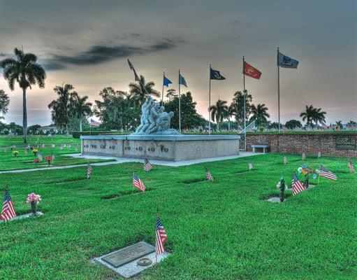 Veteran's Iwo Jima Section