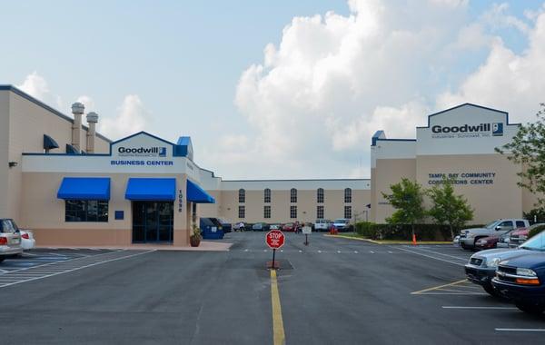 The Goodwill Industries business center, behind the retail store on Gandy.