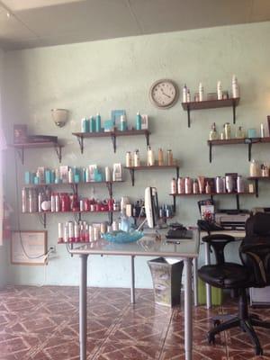 Products include Osis, Moroccanoil, Schwarzkopf, Pureology, and more