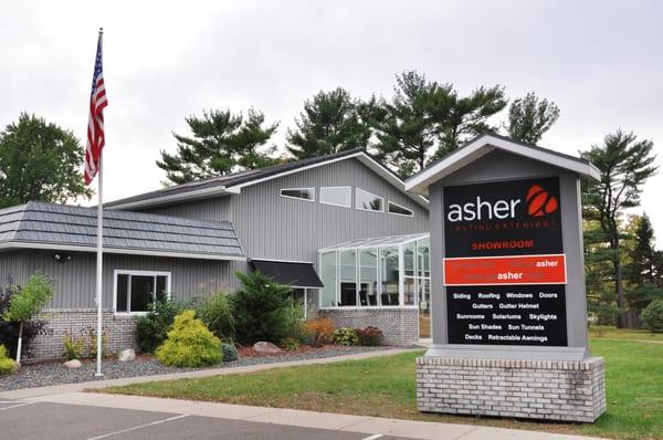 Visit Asher Lasting Exteriors Showroom located at 2309 West Cameron Street, Eau Claire, WI 54703