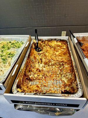 Catering Tray vegetarian Lasagna