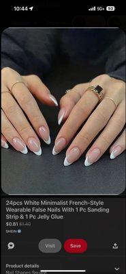 reference photo of well done nails