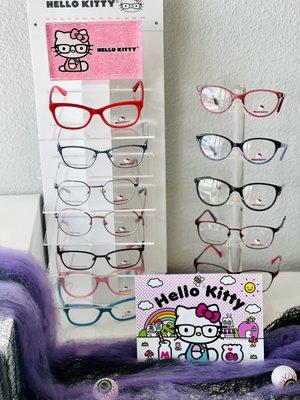 Adorable Hello Kitty glasses at Advanced Vision Institute  - a perfect blend of style and vision!  #HelloKittyEyewear