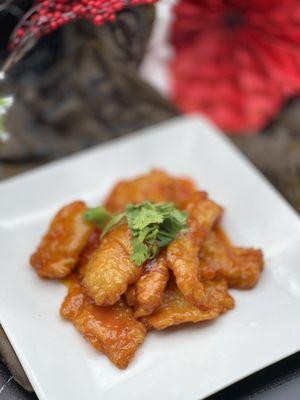 Fried Fish Nuggets 竹塔鱼