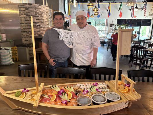 Best Chef Cervando of Houston making authentic Japanese Sushi