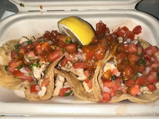 Chicken tacos