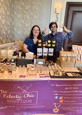 Electric Chic Boutique had some interesting CBD products, Spices and Marshmallow Treats!