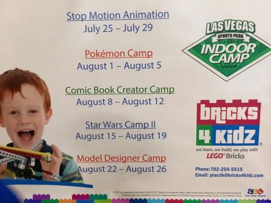 Summer camp classes