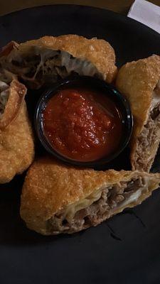 CHEESESTEAK EGG ROLLS