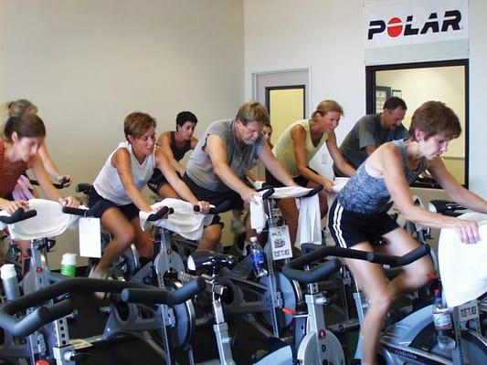 Our cycle classes will have you sweating in no time!