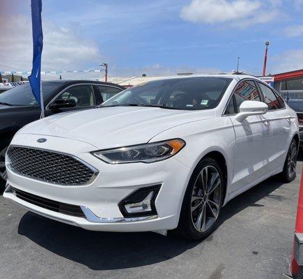 Take a look at this! A 2020 Ford Fusion Titanium rolled into the lot today! Give us a call, or check out our website for more information.