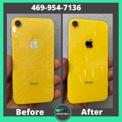 Iphone XR BACK GLASS REPAIR