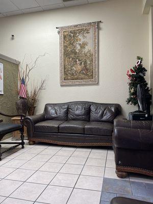 Waiting area inside