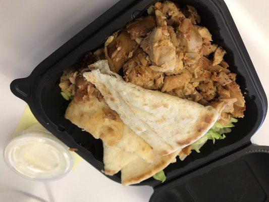 Small chicken extra pita