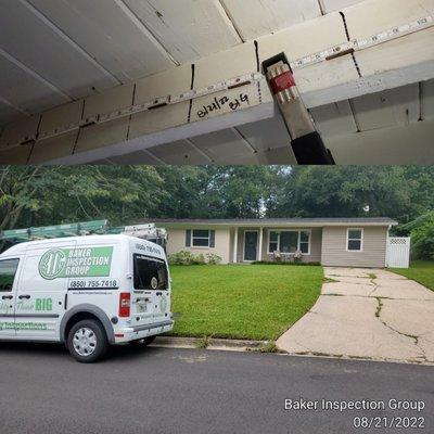 Tallahassee home, 4 Point and Wind Mitigation inspections this morning.