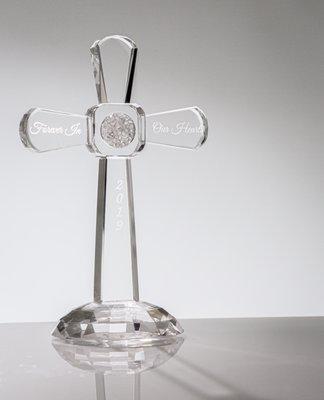 Commemorative Crystal Cross by Oleg Casinni