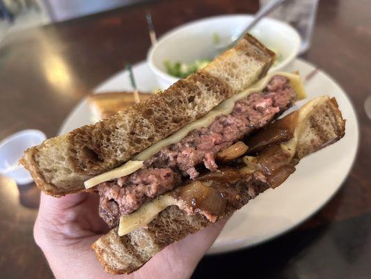 Patty Melt on Texas Rye