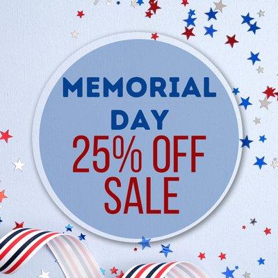 Are you ready for some fun in the sun!  Get your kids ready for summer and get 25% OFF THE ENTIRE STORE this Memorial Day, Monday, May 29th!