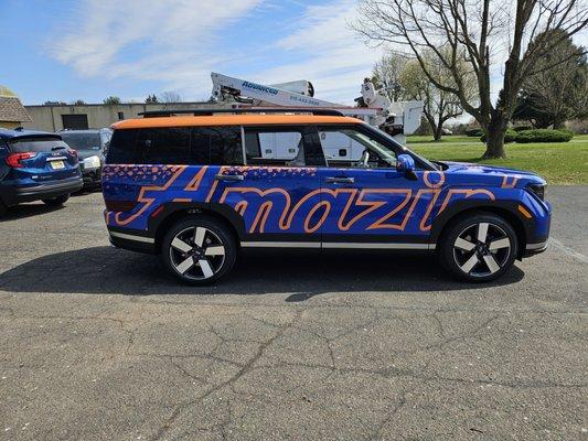 the 2024 New York Mets Hyundai wrap that'll be at citifield all season