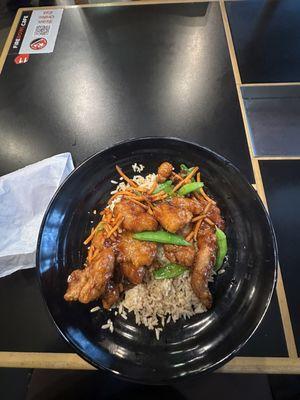 Crispy Orange Chicken (V)