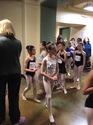 SF California Dance Classics, before master class.