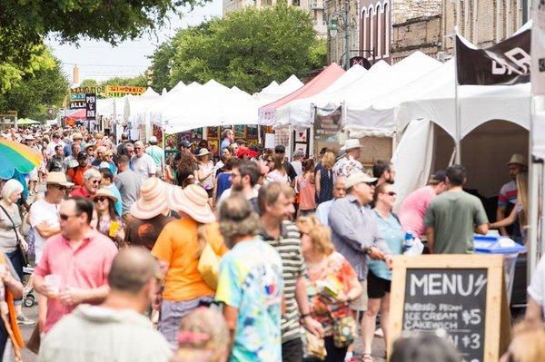 Our staff works with our friends at the Pecan Festival to ensure a successful event!