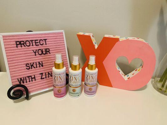 We carry ZiNC it Over come in and ask Lisa perfect for On the go protection!!