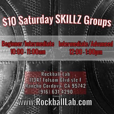 Saturday SKILLZ Groups