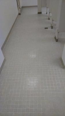 Ceramic tile cleaning and polishing