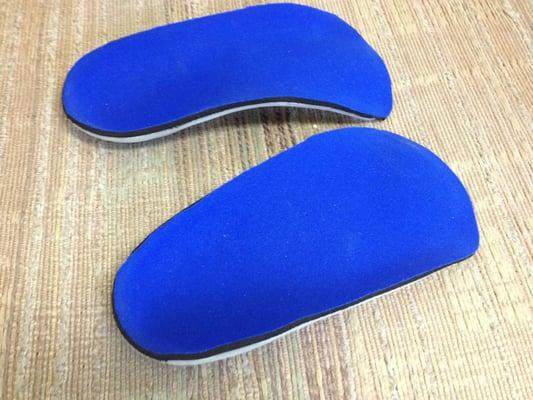 Got a brand new custom running orthotics.