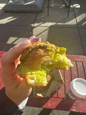 Pistachio Croissant Giant size 100 pure butter and Pistachio