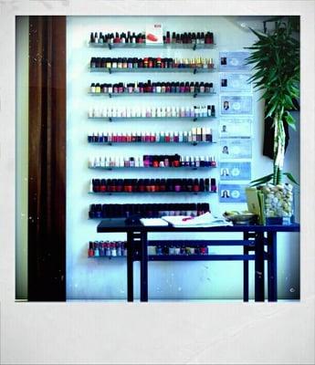 looots of choices! Chanel, Essie, Dolce & Gabbana, Nars...