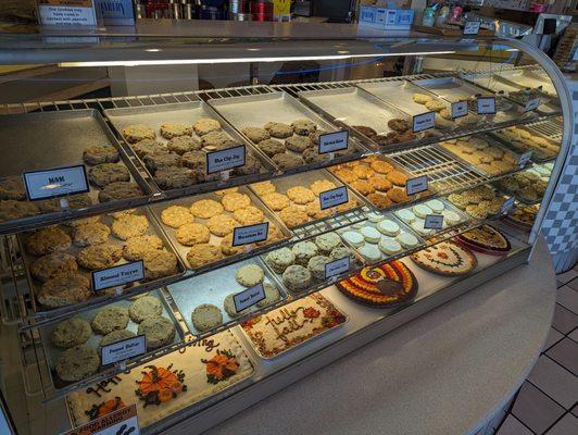 Cookies on display