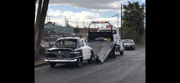 LAPD community outreach police car tow