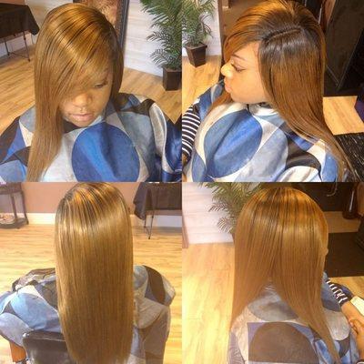 Full Sew In with single part Closure