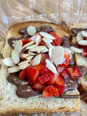 Strawberry Nutella Toast