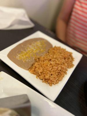 Rice & refried beans