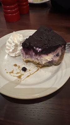 Blueberry cheesecake