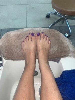 $45 gel pedicure