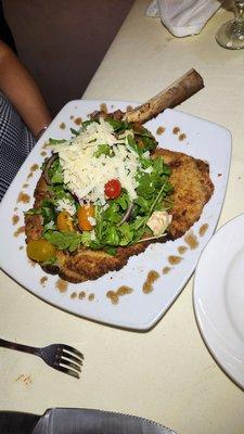 veal chop milanese