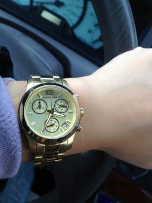 Got my Michael kors watch resized, he did a great job!