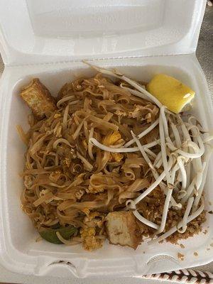 Tofu pad thai