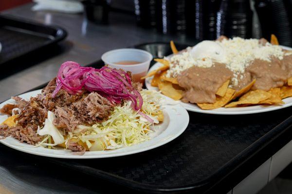 Tacos de pap con carne