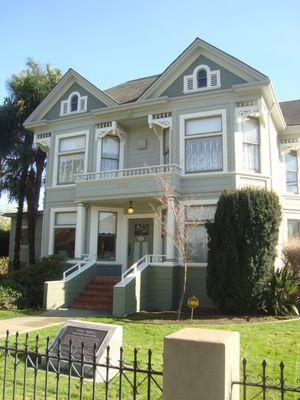 The front of the office building.